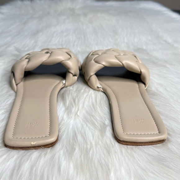 H&M Tan Braided Slide Sandals - Picture 7 of 9